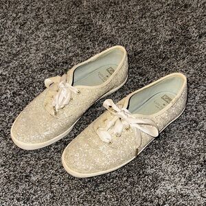Keds Women's Sparkling Sneakers - Cream